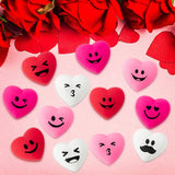 Eartim 28Pcs Valentine's Day Heart Mochi Squeeze Toys Party Favors, Mini Kawaii Heart Mochi Stress Relief Anxiety Toys for Kids Valentines Exchange Gift Goodies Bag Filler Birthday Gift School Prizes