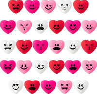 Eartim 28Pcs Valentine's Day Heart Mochi Squeeze Toys Party Favors, Mini Kawaii Heart Mochi Stress Relief Anxiety Toys for Kids Valentines Exchange Gift Goodies Bag Filler Birthday Gift School Prizes